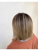 白髪ボカシバレイヤージュ