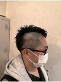 アシメ刈り上げ×メンズカット