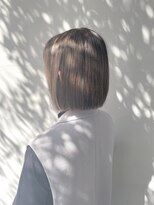 イロヘア 北岡崎店(ilo.hair)&nbsp;アッシュブラウン×きりっぱっなしボブ