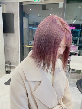 ジオ 国分寺(the O's) 斜めバング/シルキーベージュ/ブラントカット[国分寺駅]