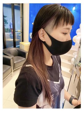 チップタップ 府中店(tip top) 刈り上げ×デザインカラー