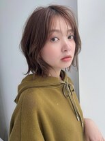 アグ ヘアー アイズ 関店(Agu hair I''s) 《Agu hair》シルキーベージュ×レイヤーボブ