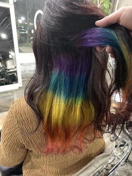 ココ 本八幡(KOKO) ★デザインカラー/レイヤーカット/ウェットヘアオリーブベージュ