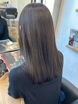 〇ブリーチなし ラベンダーグレー グレージュ 透明感カラー