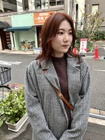 カフ(CAF)&nbsp;CAF FUKO ブリーチなし/オレンジベージュ/暖色系/大阪/心斎橋