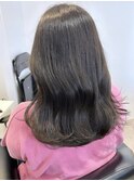 大人ガーリー美人透明感髪質改善ニュアンスカラーくすみカラー