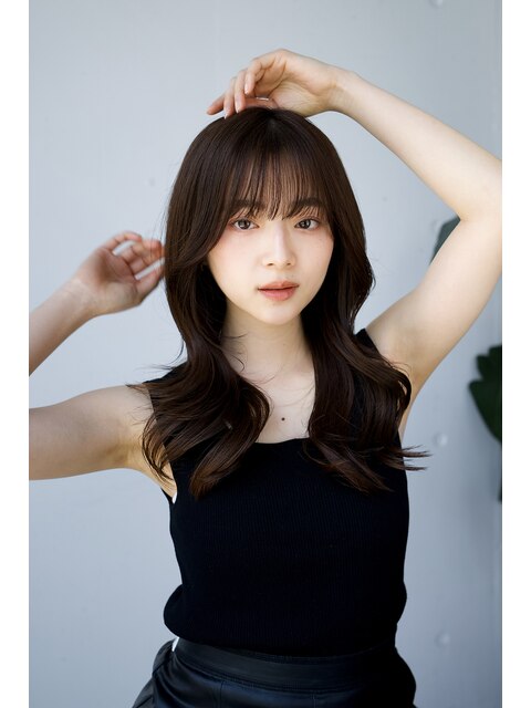 20代30代大人かわいいナチュラル韓国風ゆるふわヘア