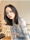 レイヤーカット　鎖骨ボブ　レイヤーボブ