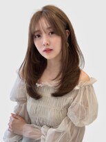 ユーフォリア 新宿店(Euphoria) 大人美人艶カラーベージュ小顔カット透明感レイヤーロング