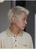 ブリーチカラーハイトーンスパイキーショート