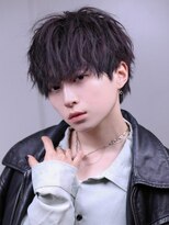 リップスヘアー 銀座(LIPPS hair)&nbsp;マットソフトツイストスパイラルパーマメンズミニウルフカット