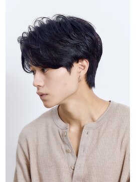 ミチオ ノザワ ヘアサロン ギンザ(Michio Nozawa HAIR SALON Ginza) ☆メンズナチュラルセンターパート☆ニュアンスパーマ☆毛流れ