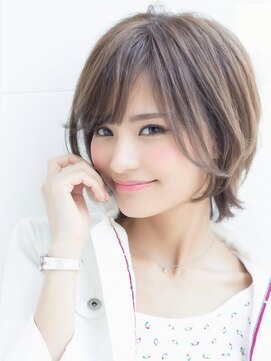 アース 湘南台店(HAIR&MAKE EARTH) ふんわりカールヘルシースタイルショコラアッシュショート