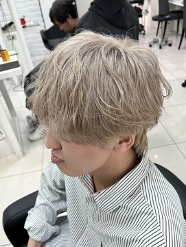 テクト バイアッシュ 吉祥寺店(Tect by Ash) ブリーチ2回ホワイトベージュマッシュ