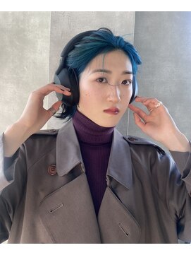 ブランシュ(BLANCHE) 【BLANCHE】フェイスフレーミンングカラー　藍住町