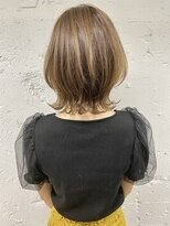 ダブルトーキョー シブヤ(W-TOKYO SHIBUYA)&nbsp;ネオウルフ×Sepiaベージュボブウルフ　ウルフカット