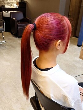 ワイヤー(WIRE) ピンクなロング