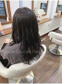 ロング×グレージュ