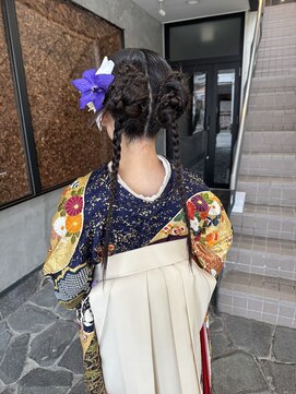 ヨロ(YORO) 【新潟/万代】ヘアセット　卒業式ヘア　和装ヘア