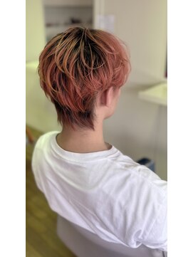 キハラ KIHARA 和泉中央店 ★メンズエアリーショート×スモーキーピンク