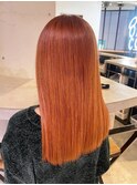 ロング美髪おくれ毛顔周りレイヤー韓国ヘア_ba542621