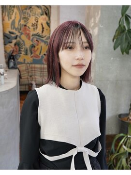 アペロ 柏(Apero) ピンクベージュ☆アンブレラカラー