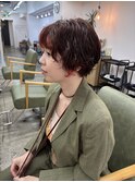暖色パーマ