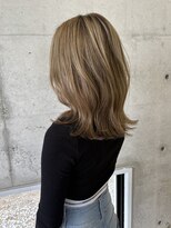 ロマーリ 岡山店(LOMARLIE)&nbsp;レイヤーミディアム_20～30代に人気ヘア_シャドールーツ