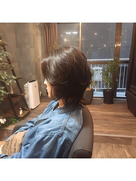 木陰のヘアクラフト(木陰のhair craft) 長めのショートニュアンスパーマ
