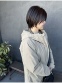 natural x short bob /グレージュカラー/20代30代40代に人気