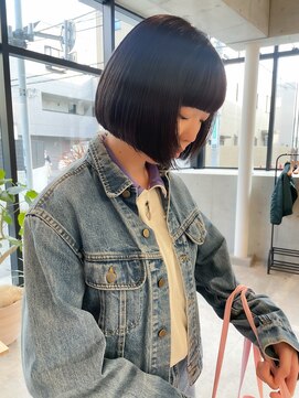 クーナバイトマト 横浜(Cuna by TOMTO) 【MISATO】ミニボブ_ダウンパーマ
