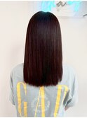 艶感ストレート×ロングボブ