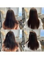 モンヘアー(mont hair)&nbsp;髪質改善トリートメント、縮毛矯正で艶髪へ