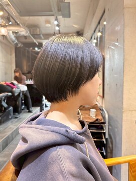 ムード(MOOD,) 暗めカラー/グランマッシュ[レイヤーカット/髪質改善/銀座]