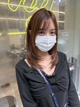 キング 梅田店(K!ng) 縮毛矯正髪質改善ハイライトレイヤーカット梅田美容室エクステ