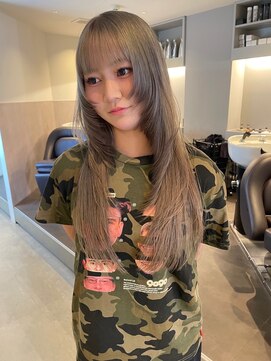 ニコフクオカヘアーメイク(NIKO Fukuoka Hair Make) 《NIKO》ハイトーンカラー×レイヤーカット天神大名