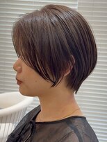 ソワネ 表参道(soigne)&nbsp;表参道白髪ぼかし顔周りレイヤーくびれショートボブアッシュ40代