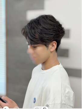 フェザーパーマ/韓国ヘア/メンズパーマ