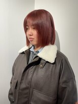 ビューズ(VIEWS)&nbsp;ブリーチやめていくカラーボルドカラー切りっぱなしボブ