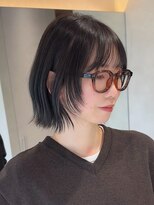 ロンドリメゾン 原宿(Lond re Maison.) オリーブグレー/レイヤーカット/クラゲヘア/顔周り/原宿19