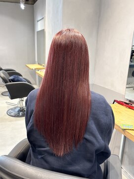 エイト 横浜店(EIGHT) wine red [韓国ヘア/ブリーチ/ダブルカラー/横浜]