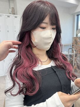 ツキ 横浜店(tuki) イヤリングカラーピンクラベンダー
