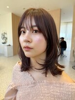 オン キャナルシティ博多前店(on)&nbsp;【晴音】ミディアムレイヤー/ラベンダーブラウン/20代