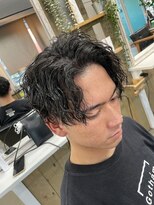 ブルーオーシャン 福岡大橋店(Blue Ocean)&nbsp;ウェット雰囲気リッチスパイラル［福岡/メンズ/学割U24/眉毛］