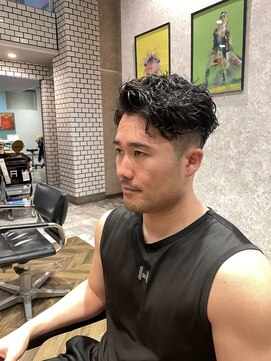 ステレオ ヘアデザイン 安城店(STEREO HAIR DESIGN) バーバースタイル×パーマ(5月)