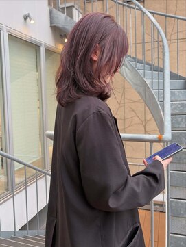 エムサロン 高崎あら町テラス店(emusalon) [mayuki]春の季節　紫と青とピンクを少しずつ混ぜて
