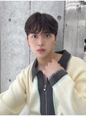 ☆曲がる縮毛フェザーショート毛流れパーマブリーチ無しダブル