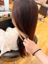 ヴァンカウンシル 一宮店(VAN COUNCIL)&nbsp;ミルクティベージュのイヤリングカラーで顔周り旬見え