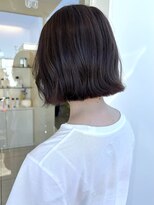 ヒビカ(HIBIKA) 【韓国風タッセルボブ】外ハネ×透明感ショコラブラウン
