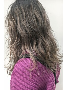 テトヘアー(teto hair) long［外国人風グラデーション、ホワイトブリーチ］